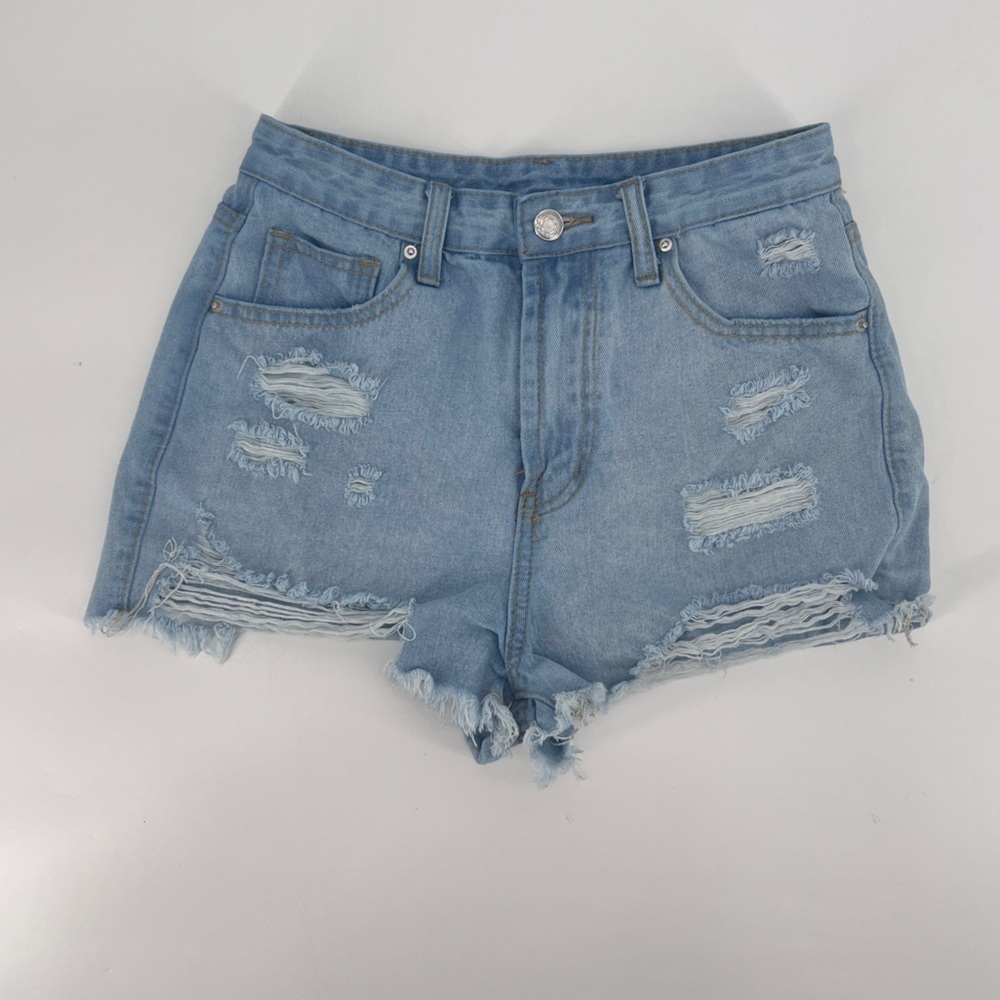 SHEIN Cut Off Distressed Jean Shorts Size Small Women’s